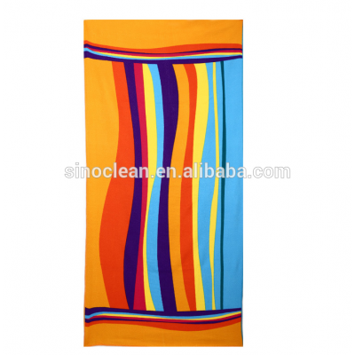 New design customized microfiber  printing big size  beach towel