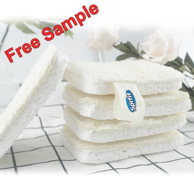 2021 New Arrival! Wholesale Biodegradable Dish Clean Sponge Plastic Free Kitchen Loofah Cellulose Sponge