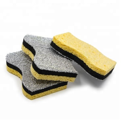 Deep Cleaning 3layer 3m Scrubbing Sponge With Silver Heavy Scouring Pad